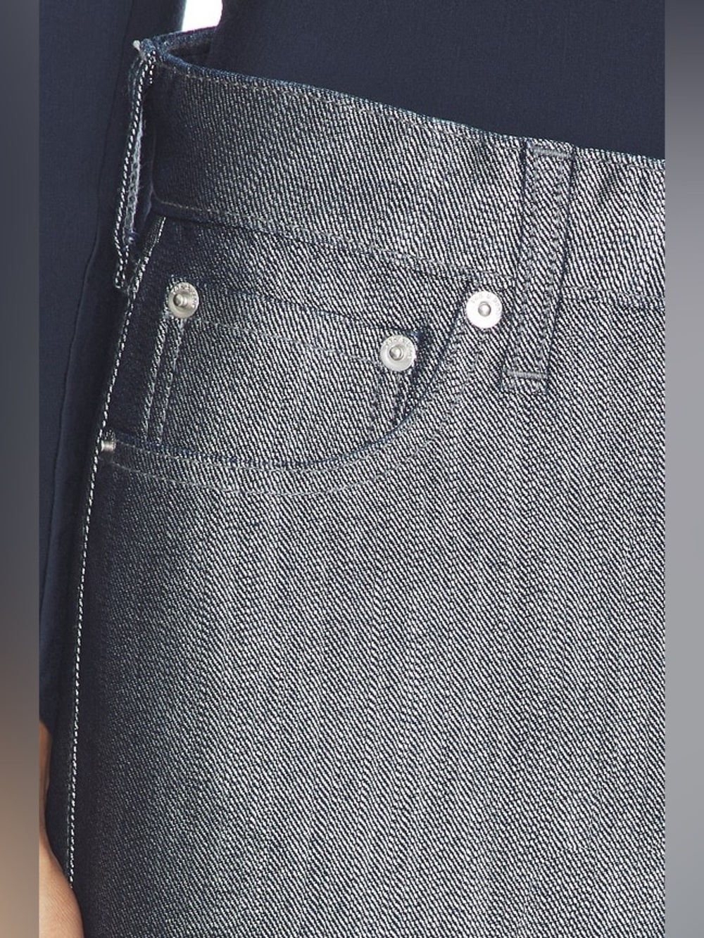 rag & bone Logan Wide Jeans in Indgo Lurex Size 28 MSRP $328 - Picture 6 of 6